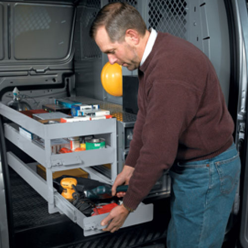SPECIAL APPLICATION SHELVING - American Van Equipment